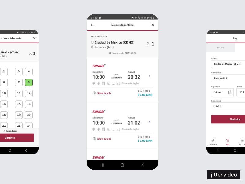 Senda App preview